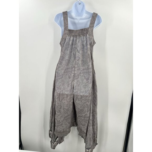 Intimately Free People Women Size Medium Gray Always Been You Maxi Romper - Picture 2 of 12
